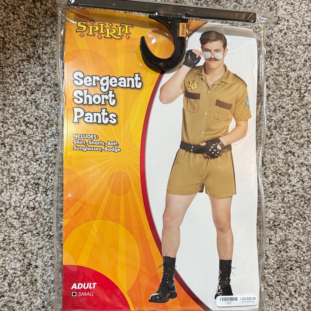 Tan Sergeant Costume Set (Worn Once)